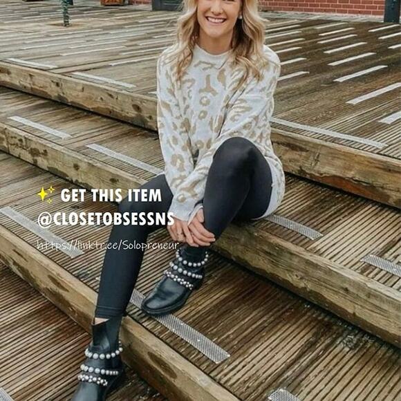 ZARA Leather Ankle Boots NWT - Picture 3 of 12